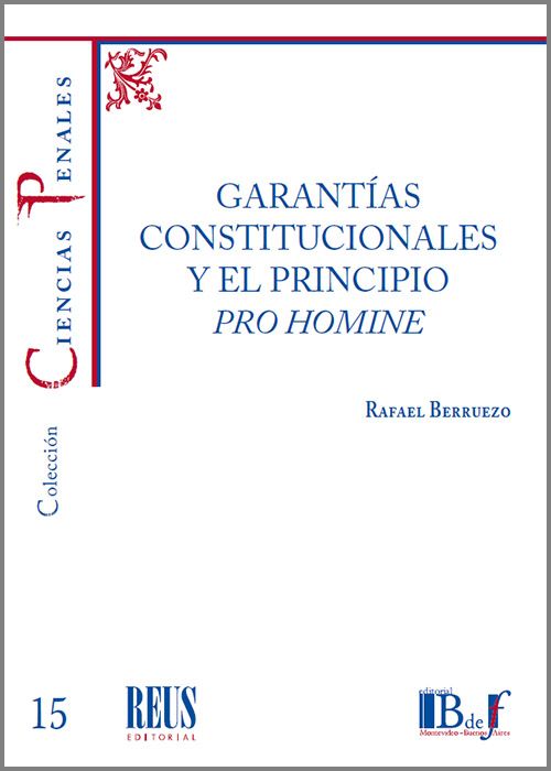 GARANTÍAS CONSTITUCIONALES Y EL PRINCIPIO PRO HOMINE.