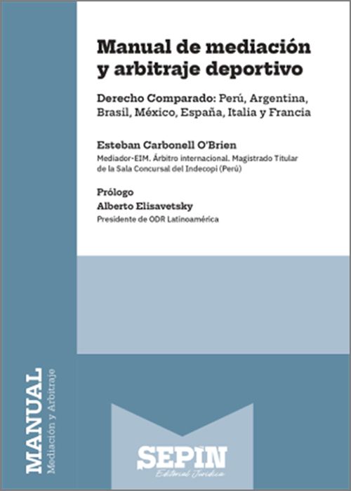 MANUAL DE MEDIACIÓN Y ARBITRAJE DEPORTIVO.