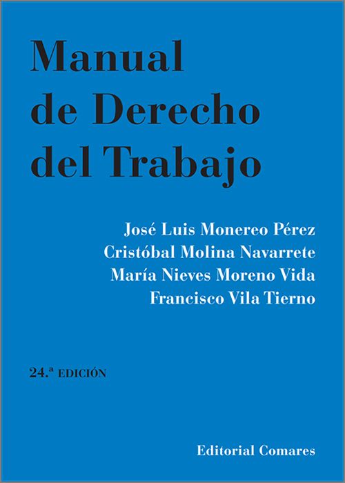 MANUAL DE DERECHO DEL TRABAJO.