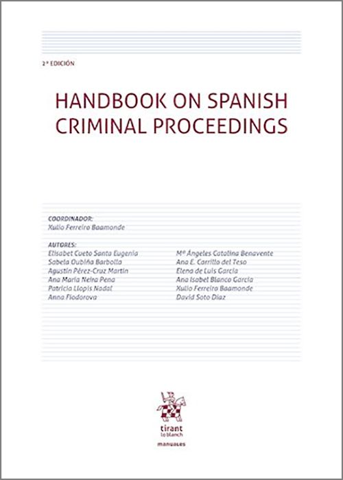 HANDBOOK ON SPANISH CRIMINAL PROCEEDINGS.