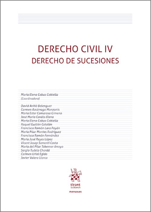 DERECHO CIVIL IV.- DERECHO DE SUCESIONES.