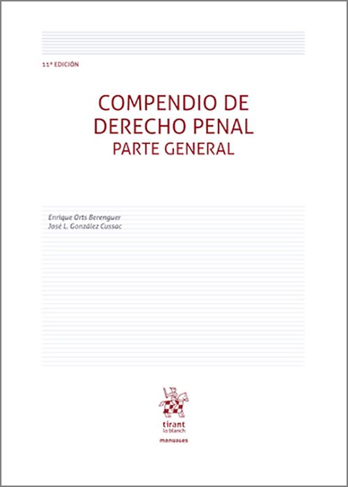 COMPENDIO DE DERECHO PENAL. Parte General.