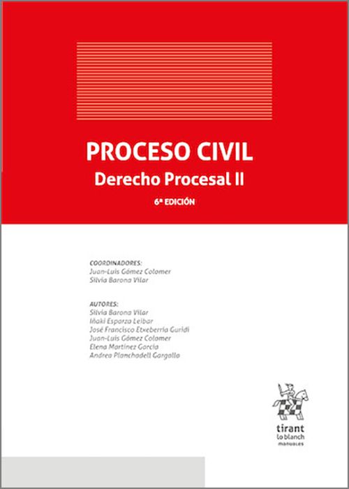 PROCESO CIVIL. Derecho Procesal II.