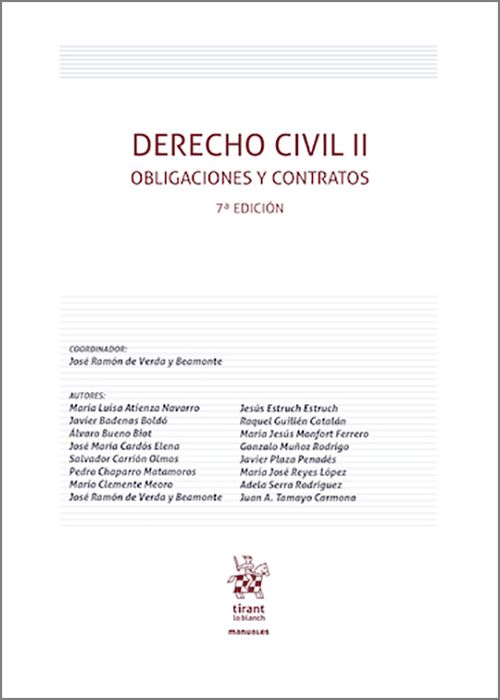 DERECHO CIVIL II. Obligaciones y Contratos.