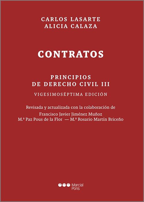 PRINCIPIOS DE DERECHO CIVIL. Tomo III: Contratos.
