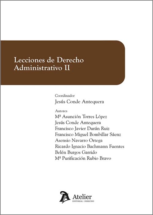 LECCIONES DE DERECHO ADMINISTRATIVO II.
