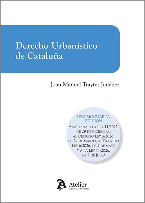 DERECHO URBANÍSTICO DE CATALUÑA.
